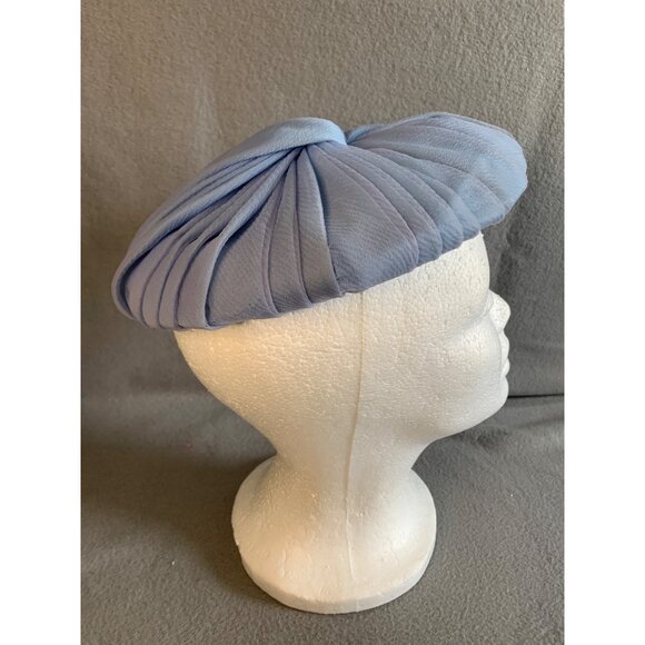 Gwenn Pennington Ladies Light Blue Hat Sz 22 Vintage - Picture 3 of 9